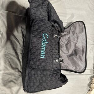 Thirty One Quilted Black Travel Bag